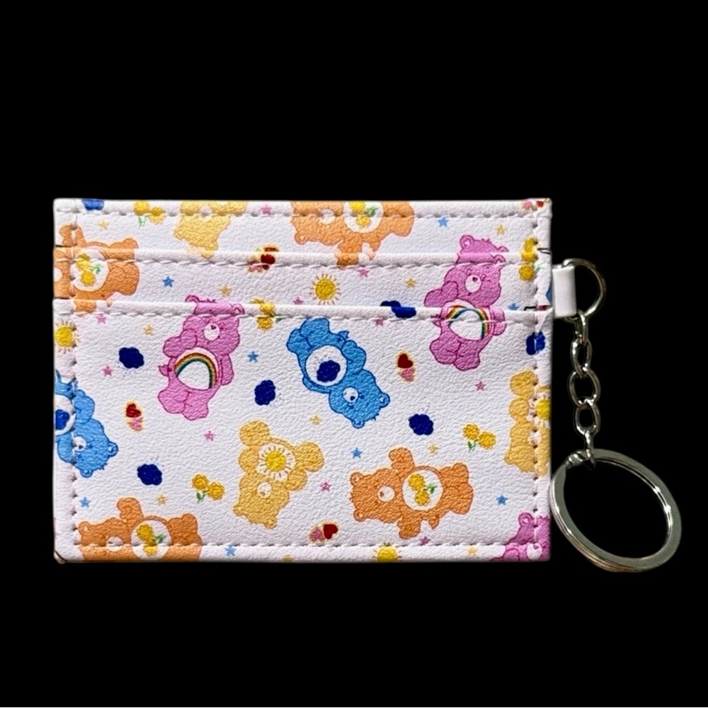 Care Bears Colorful Print Keychain Card Holder Wallet - Picture 4 of 5
